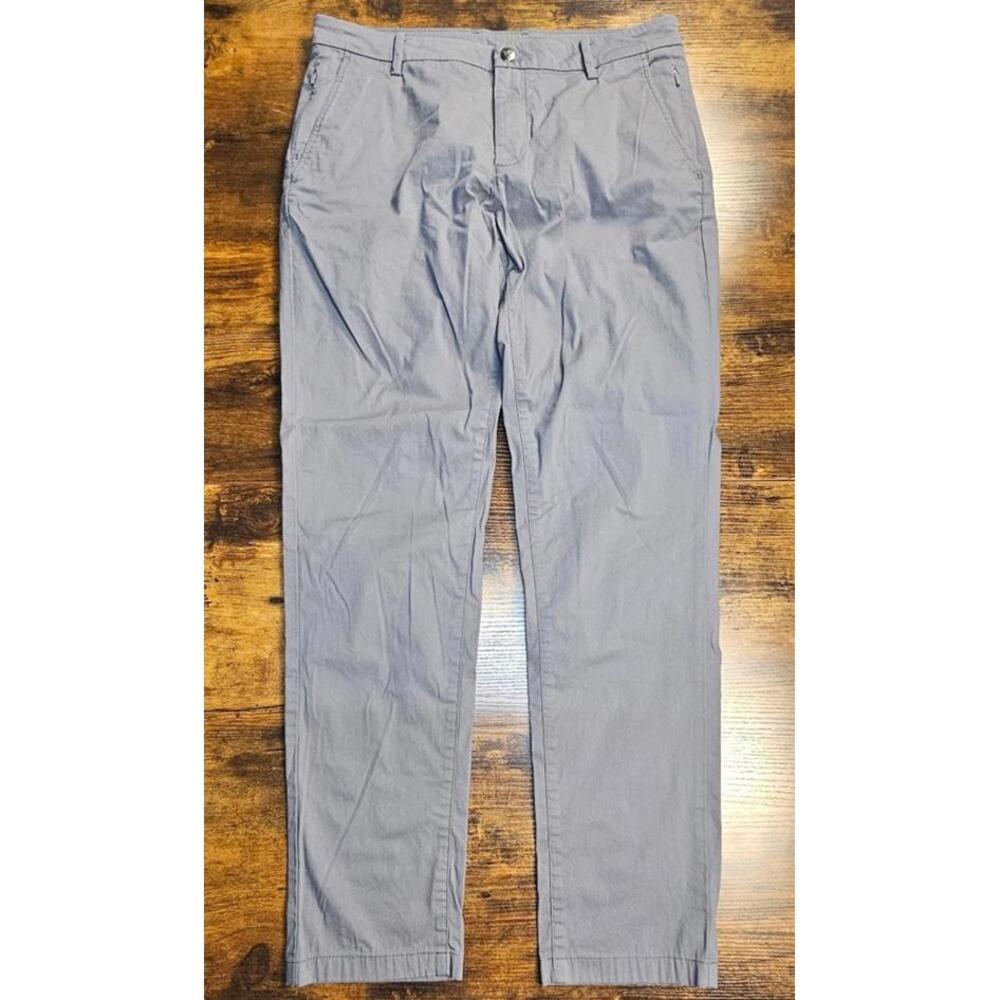 Birddogs Pants Mens 34x31 Gray Stretch Chino Casual Golf Preppy Work